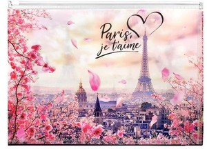 Koperta A4 PP z nadrukiem zip Take Me To Paris