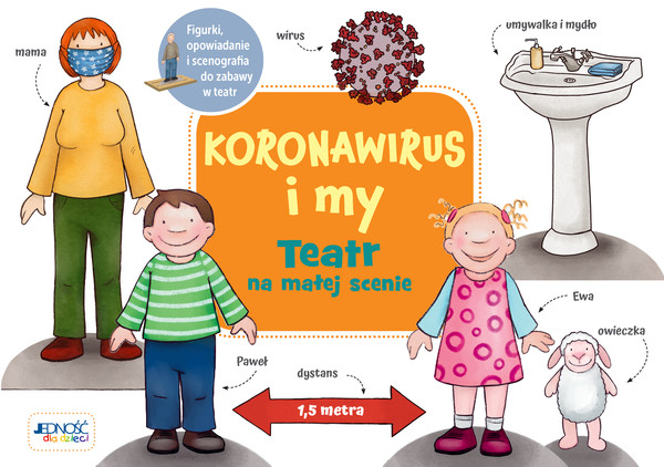 Koronawirus i my Teatr na małej scenie Figurki, opowiadanie i scenografia do zabawy w teatr