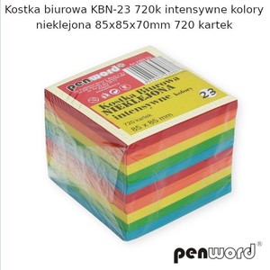 Kostka biurowa mix 85x85x70mm 720K