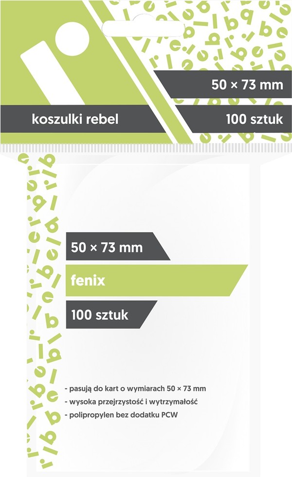 Koszulki na karty Fenix 50 x 73 mm 100 sztuk