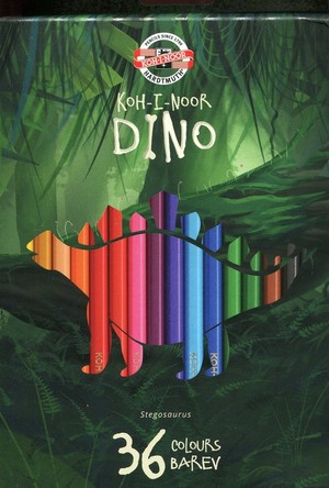 Kredki Dino 36 kolorów