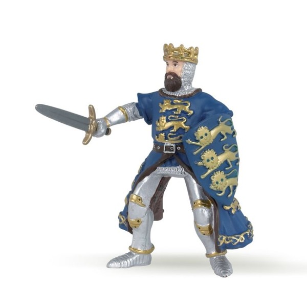 Figurka Król Ryszard niebieski