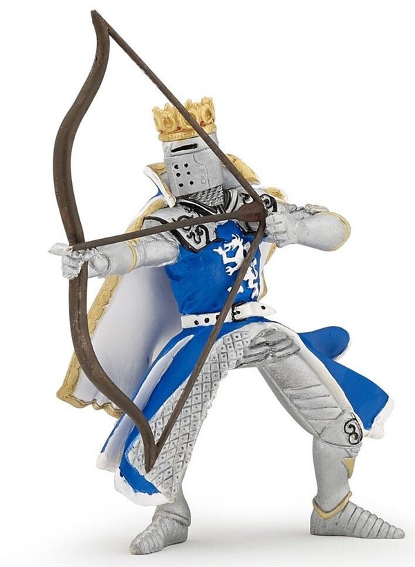 Figurka Król Smoka niebieski z łukiem