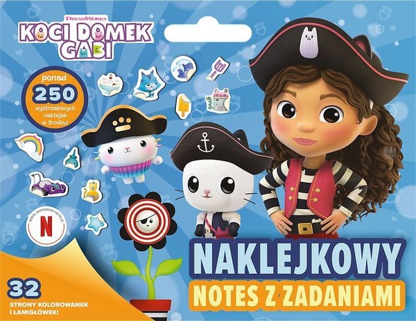 Koci Domek Gabi Naklejkowy notes z zadaniami