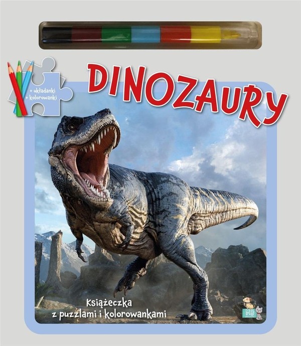 Dinozaury Książeczki z puzzlami