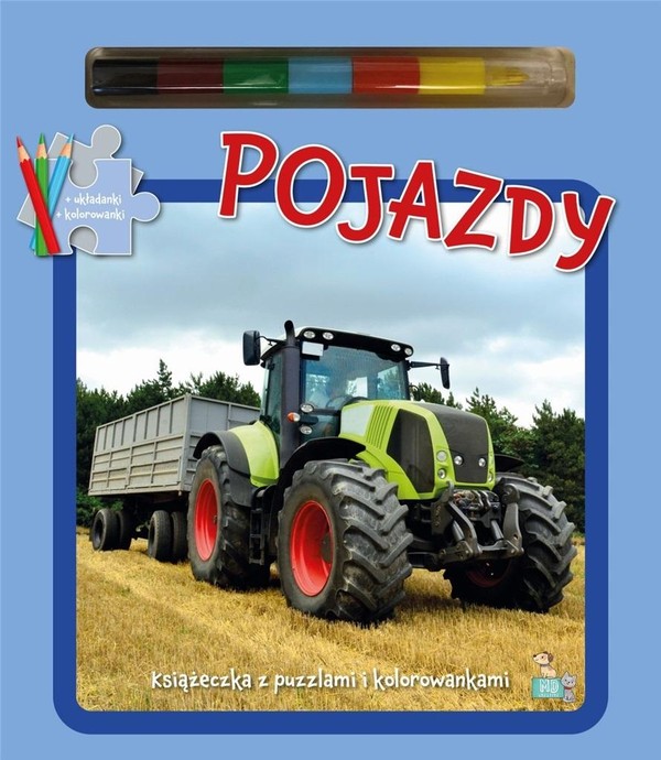 Pojazdy Książeczki z puzzlami