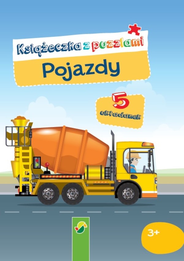 Książka z puzzlami. Pojazdy