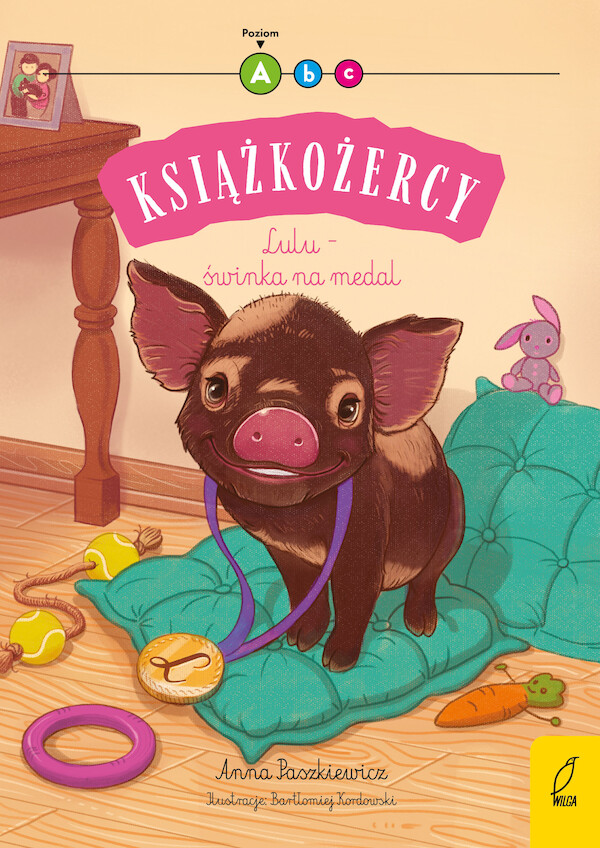 Książkożercy Lulu - świnka na medal