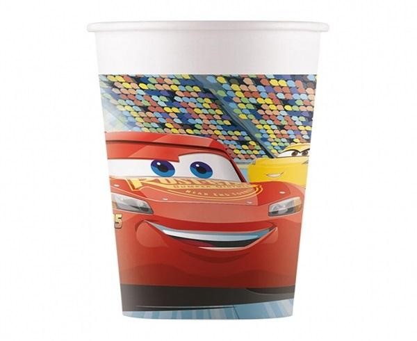 Kubeczki papierowe Cars 3 200ml 8szt