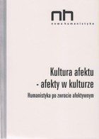 Kultura afektu - mobi, epub, pdf Humanistyka po zwrocie afektywnym