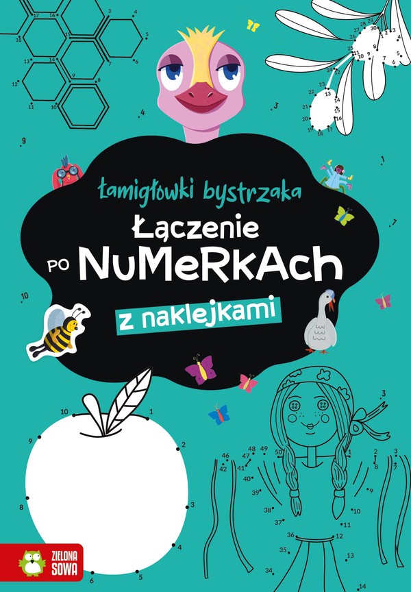 Łączenie po numerkach Łamigłówki bystrzaka