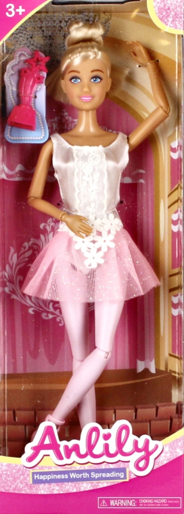 Lalka Baletnica z z akcesoriami 29 cm