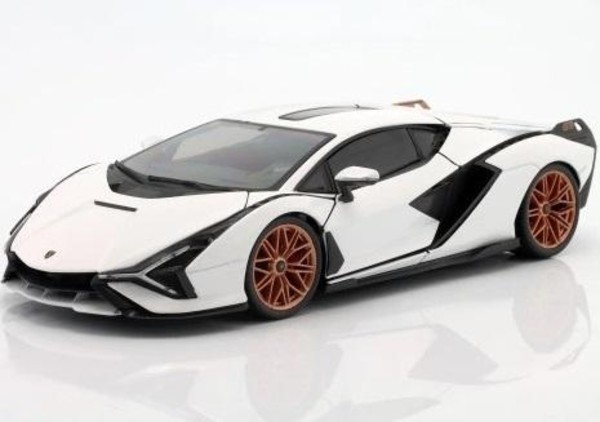 Lamborghini Sian FKP 37 white 1:18