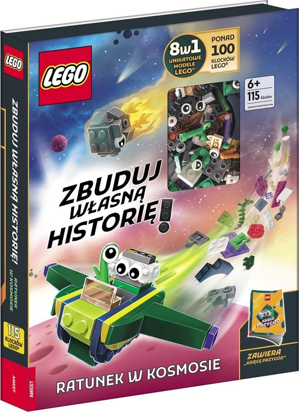 LEGO Books Ratunek w kosmosie Zbuduj własną historię