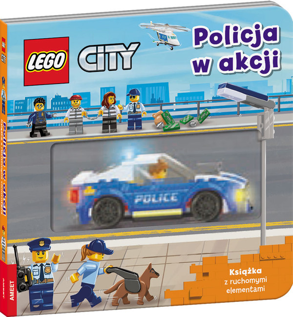 Lego city Policja w akcji Książka z ruchomymi elementami