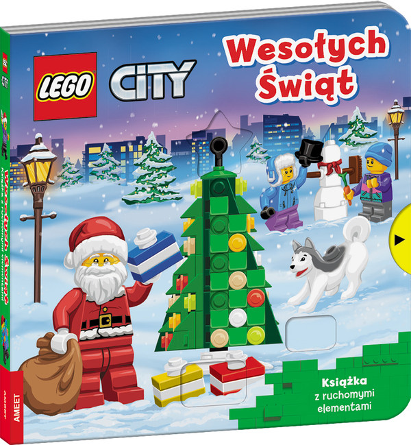 Lego City Wesołych świąt Książka z ruchomymi elementami