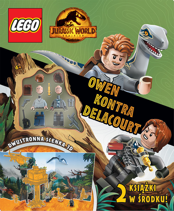 Lego Jurassic World Owen kontra Delacourt