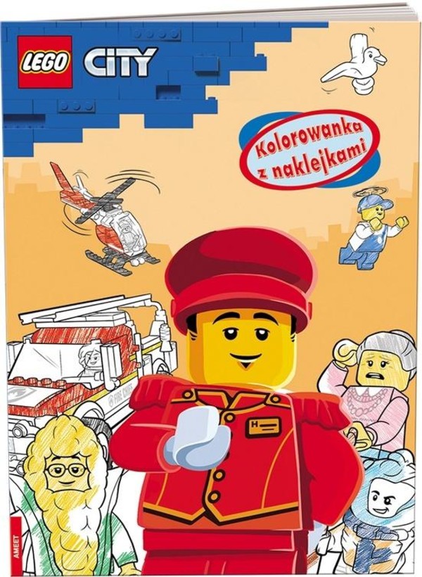 LEGO(R) City Kolorowanka z naklejkami
