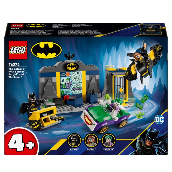 LEGO Super Heroes Jaskinia Batmana z Batmanem, Batgirl i Jokerem 76272