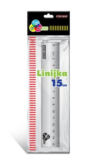 Linijka aluminiowa 15 cm HAMELIN