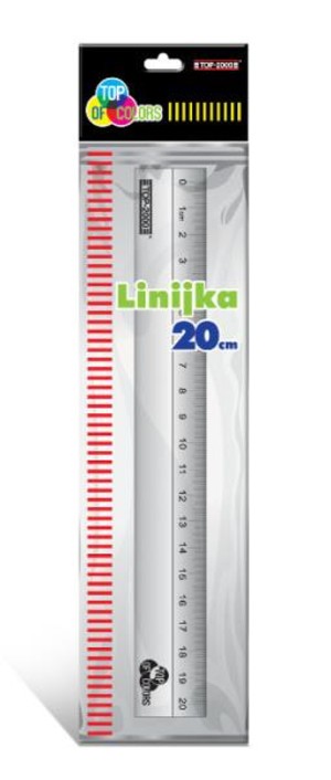 Linijka aluminiowa 20 cm HAMELIN