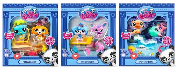 Littlest Pet Shop Petfluencerzy 2 figurki