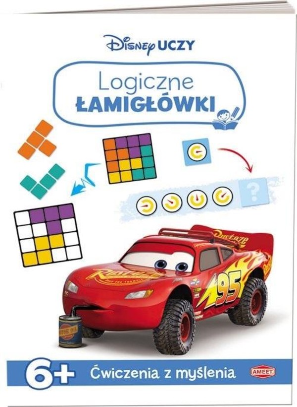 Logiczne łamigłówki Auta Disney Uczy