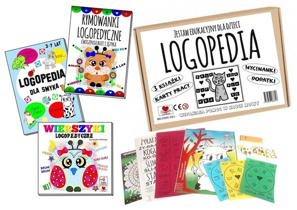 Logopedia Zestaw edukacyjny dla dzieci