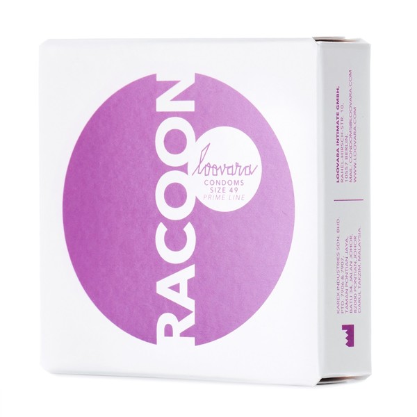 Racoon 49mm Power Animal Prezerwatywy lateksowe