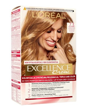 Excellence Creme 7.3 Złocisty Blond Farba do włosów