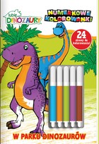 Lubię Dinozaury. Numerkowe kolorowanki cz. 4 W parku dinozaurów