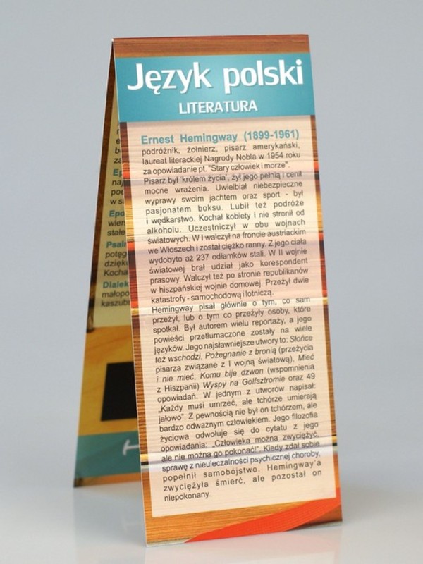 Magnetyczna zakładka do książki Język polski - literatura