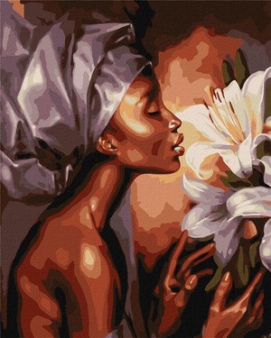 Malowanie po numerach Aromat lilii 40x50 cm