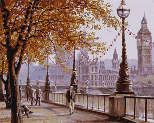 Malowanie po numerach Jesienny Londyn 40x50 cm