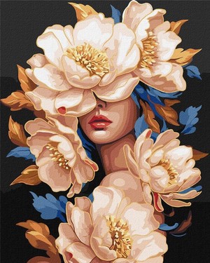 Malowanie po numerach Kwiatowa piękność 40x50 cm