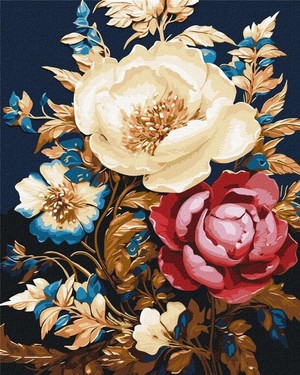 Malowanie po numerach Kwiatowy cud 40x50 cm