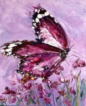 Malowanie po numerach Motyl 40 x 50