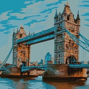 Malowanie po numerach Tower Bridge 50x50 cm