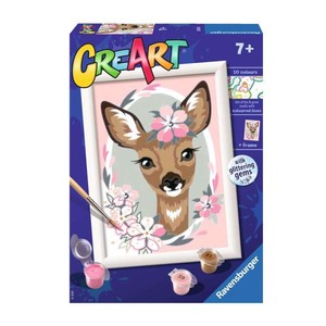 Malowanka CreArt dla dzieci: Piękna sarna - malowanie po numerach