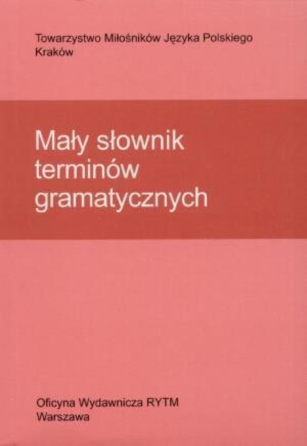 Mały słownik terminów gramatycznych