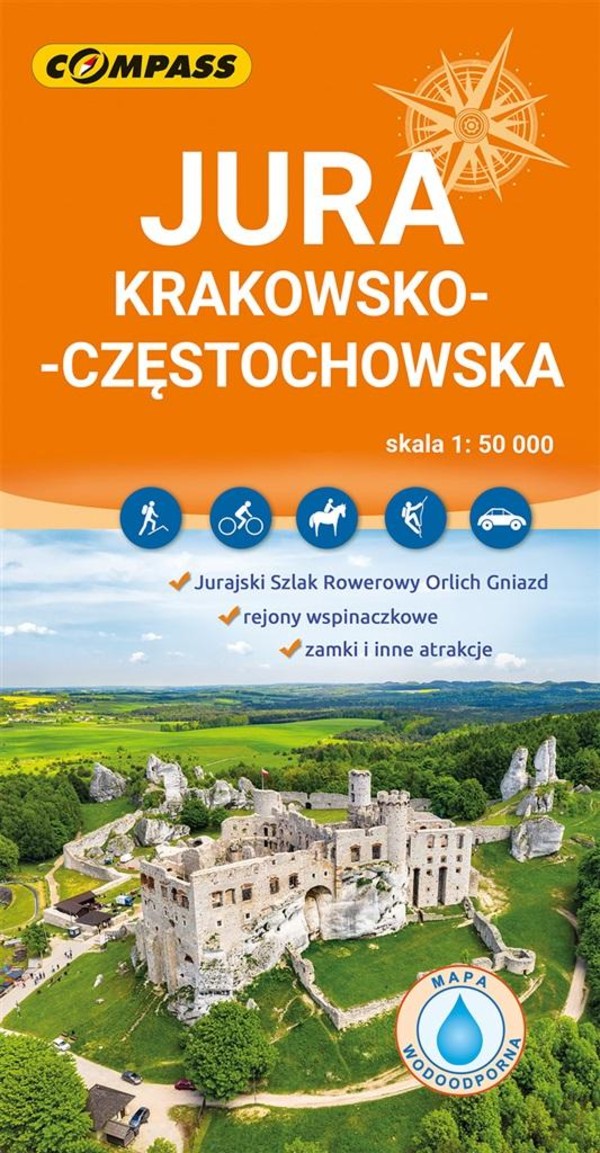 Mapa - Jura Krakowsko-Częstochowska 1:50 000