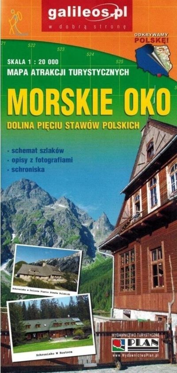 Mapa - Morskie Oko 1:20 000