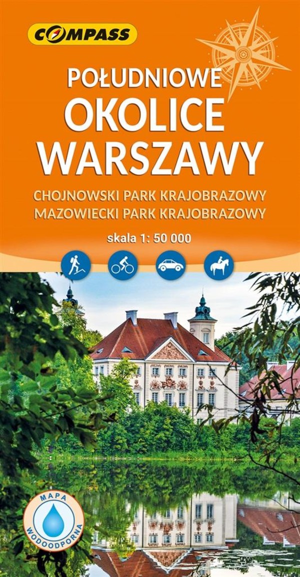 Mapa - Południowe okolice Warszawy 1:50 000