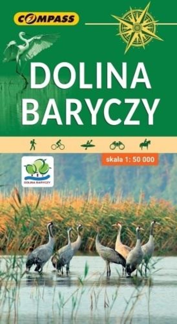 Mapa turystyczna Dolina Baryczy lam 1:50 000