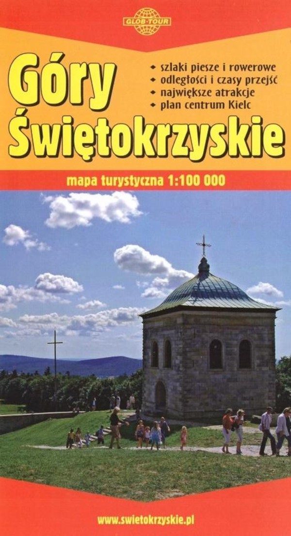 Góry Świętokrzyskie Mapa Turystyczna Skala: 1:100 000