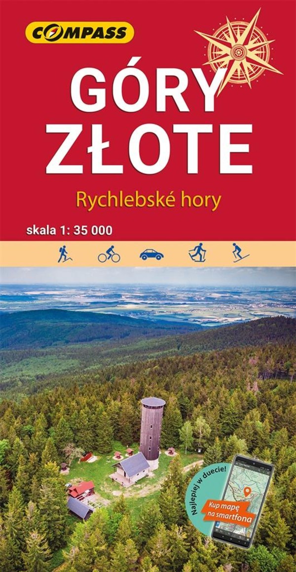 Góry Złote Mapa turystyczna 1:35 000