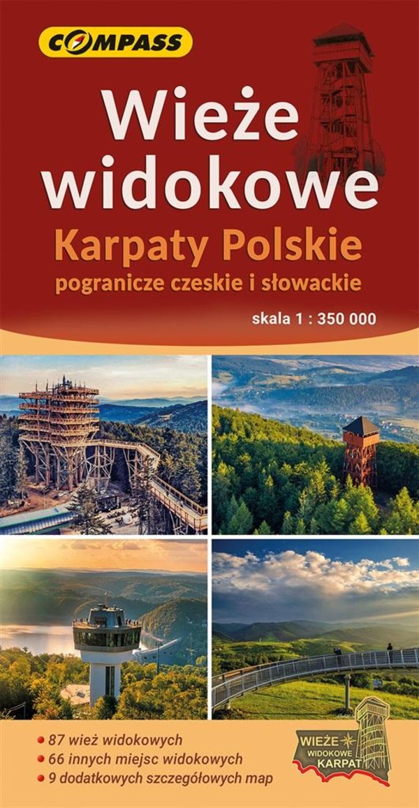 Mapa - Wieże widokowe Karpaty Polskie