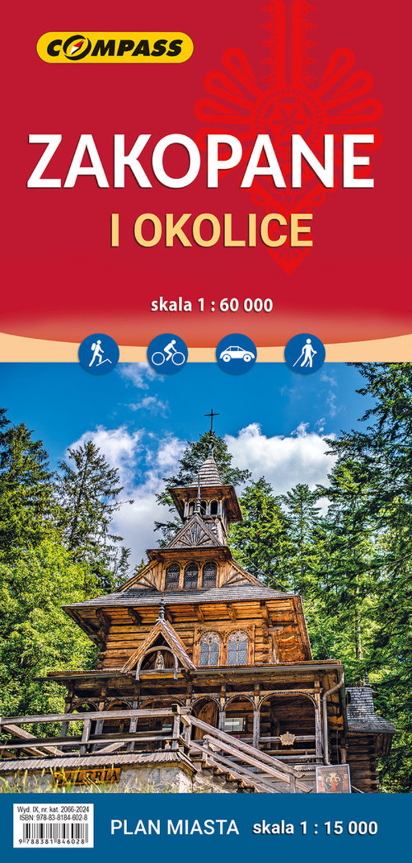 Mapa Zakopane i okolice