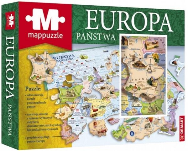 Puzzle Europa Państwa