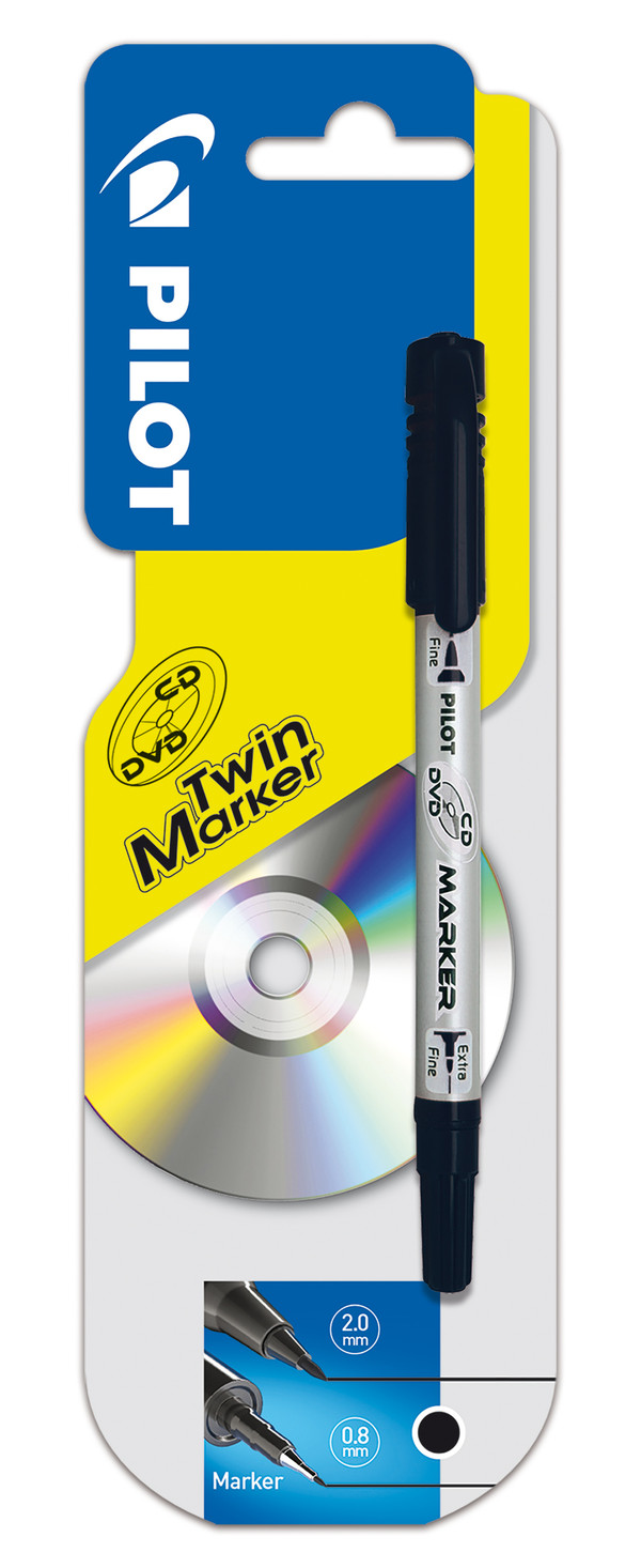 Marker cd/dvd pilot czarny